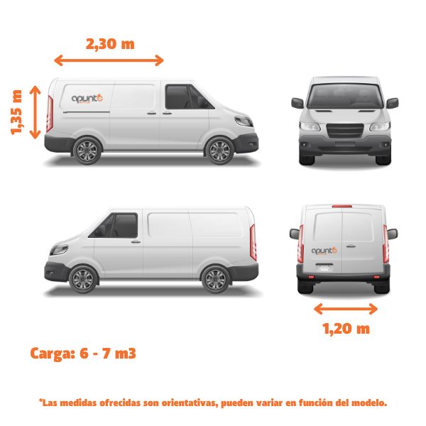 Alquiler furgones - Apunto rent a car